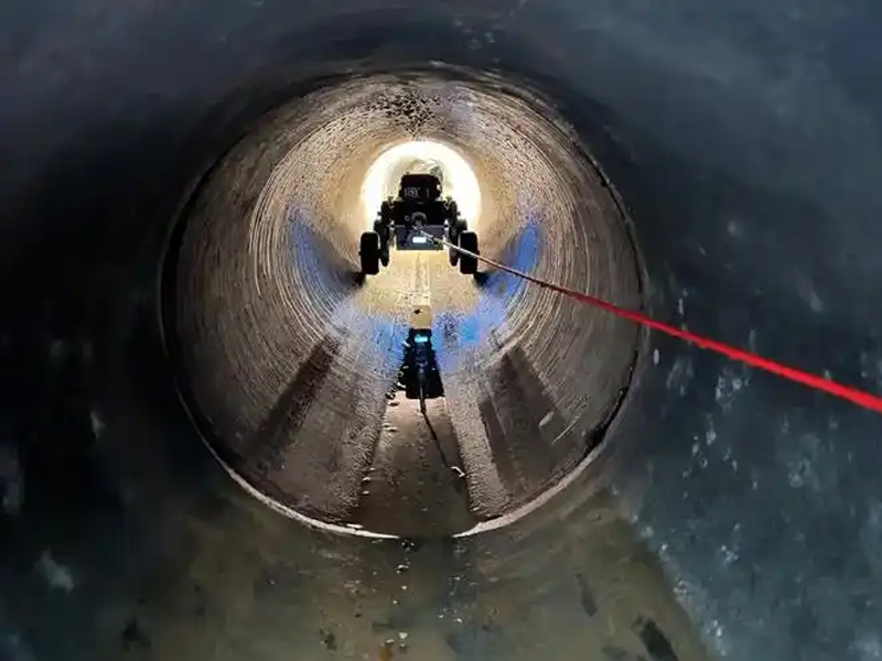 月牙湖管道检测