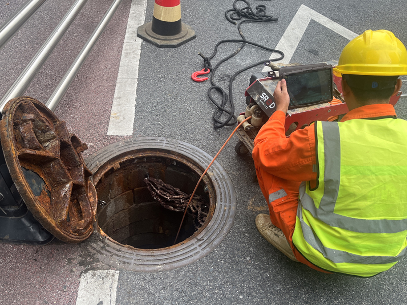 月牙湖市政管道内窥检测